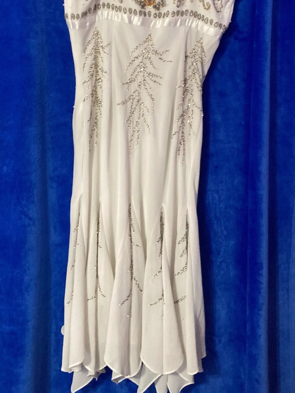 PROM - Cream coloured Intricate Beaded Prom dress - Picture 3 of 4